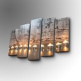 Wallity 5PUC-138 multicolor decorative canvas painting (5 pieces) | ePonuda.com