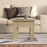 vidaXL Klubska mizica sonoma hrast 55x55x42 cm iverna plošča | Shoptok.si