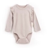 VAUVA Bobi za bebe dugih rukava sa volanima - Pesak / 9-12 mes | Eponuda.com