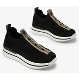 Resti Women's slip-on sports shoes with lettering in black Cerppa- Footwear | shoptok.hr