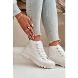 Big Star Women's sneakers with ankle choke Big Star white | shoptok.hr