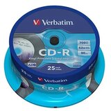  CD-R VERBATIM 700MB 52X SPINDLE 25 KOM PRINTABLE | Eponuda.ba