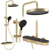 REA Bath Komplet za prhanje Creo Brush Gold Cene