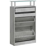 Ormarić za cipele boja betona 63x24x104 cm konstruirano drvo | shoptok.hr