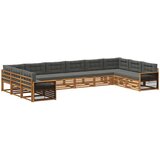  Setovi sofa 10 kom. Čvrsto drvo akacije | shoptok.hr