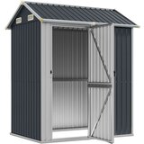vidaXL Vrtna lopa antracitna 192x152,5x237 cm pocinkano jeklo | Shoptok.si