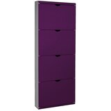 Household Pleasure Ljubičasti metalni preklopni ormarić za cipele 51x138x16 cm – | shoptok.hr