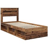  Okvir za krevet Staro drvo 75 x 190 cm Čvrsto borovo drvo | shoptok.hr