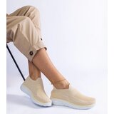Gemre Beige slip-on sports sneakers Aquilina | Shoptok.si