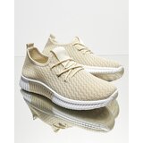 Resti Beige women's fabric sports shoes Vobbu- Footwear | Shoptok.si