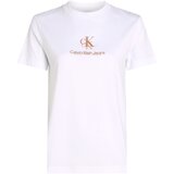 Calvin Klein Jeans Majice s kratkimi rokavi SHADOW GRAPHIC REGULAR J20J225545 Bela u