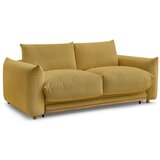 Bobochic Paris Rumena raztegljiva sedežna garnitura 214 cm Ernest – | Shoptok.si