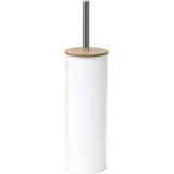 wc četka metal/bambus, bijela