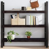 Maison Chic Stenska polica - Viseča Polica temno rjava 120x30x(2-6) cm trdna hrastovina, (21784907) | Shoptok.si