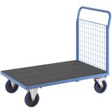 eurokraft pro ploski voziček z mrežastimi stenami, nakladalna površina dxš 1200 x 800 mm, polno elastična Cene