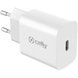 Celly punjač USB-C 25 W Planet Collection, bijela | shoptok.hr