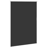 vidaXL Rolo zavjesa Blackout Black 90x150 cm Širina tkanine 85,7 cm | shoptok.hr