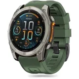 silicone garmin fenix 5S / 5S plus / 6S / 6S pro / 7S / 8 (43 mm) military green, (21974556)