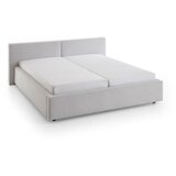 Meise Möbel Tapecirani bračni krevet bez podnice 180x200 cm u srebrnoj boji Cube – | shoptok.hr