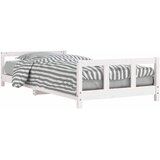  Okvir za dječji krevet bijeli 90 x 200 cm od masivne borovine | shoptok.hr