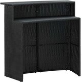  5-dijelni vrtni barski set s jastucima crni | shoptok.hr