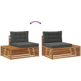  Set vanjskih sofa Prirodna i antracit 203,5 x 83 x 73 cm | shoptok.hr