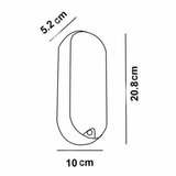 LED SVETILJKA BL1 ELIPSA 18W 4000K IP65 BELA
