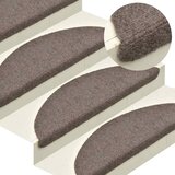  Prostirke za stepenice, samoljepljive, 20 kom. 56x17x3 cm, bež, poluokrugle | shoptok.hr