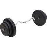  Dvoručni zakrivljeni uteg s pločama 60 kg | shoptok.hr