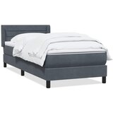 Maison Chic Box spring postelja - Vzmetna postelja z vzmetnico Temno siva 90x220 cm Velvet SL18770, (21894048) Cene