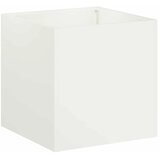  Vrtna saksija 2 kom. Bijela 20 x 20 x 20 cm Čelična vrata - Bijela 20 x 20 x 20 cm 2 | shoptok.hr