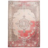 Kayoom RAVNO TKANA PREPROGA Vintage 8405 Rot 200/290 cm potiskano rdeča | Shoptok.si