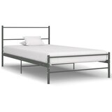 vidaXL Okvir za krevet sivi metalni 100 x 200 cm Cijene