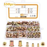 INF Komplet nazobčanih kovičnih matic - 150 kosov iz cinkove zlitine, (5000078695) | Shoptok.si
