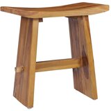 vidaXL Stolček iz trdne tikovine | Shoptok.si