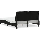 Krevet s madracem crni 120 x 200 cm od tkanine | Eponuda.ba