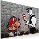  Slika - Super Mario Mushroom Cop by Banksy 120x80 | shoptok.hr