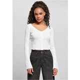 Urban Classics Women's sweater with cropped ribs in white | shoptok.hr
