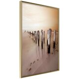  Poster - Breakwater in Sepia 30x45 Cijene