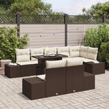  Set vrtnih kauča Set od 9 Smeđa Ratan | shoptok.hr