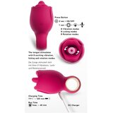 You2Toys Oral Fun - jezični stimulator klitorisa (ružičasti) | shoptok.hr