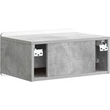  Noćni ormarić za montažu na zid Betonska siva 49 x 34,5 x 24 cm | shoptok.hr