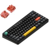 Nuphy Halo75 v2 Brezžična Mehanska Tipkovnica / Obsidian Black Raspberry Switch, (22126176) Cene
