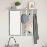 vidaXL Nadwyčajna obešalnik za plašče Betonsko siva 84 x 10 x 80 cm | Shoptok.si