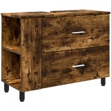  Toaletna jedinica Dimljeni hrast 80 x 35 x 60 cm | shoptok.hr