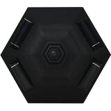  Vanjske solarne svjetiljke 6 kom LED crne | shoptok.hr