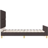  Postelja Temno Rjava 160x200 cm Tkanina, (22048862) | Shoptok.si