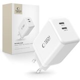 TECH-PROTECT 2-PORTNI OMREŽNI POLNILEC PD45W USB-C ZA IPHONE X 11 12 13, (21974812) | Shoptok.si