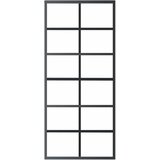  Klizna vrata s priborom ESG staklo i aluminij 90 x 205 cm | Eponuda.com