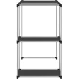  Stalak za pohranu iznad perilice crni 87x55x90,5 cm željezni | shoptok.hr